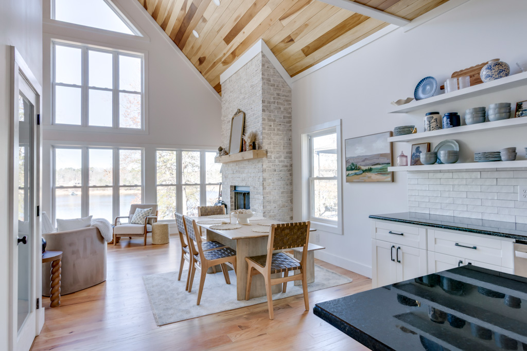 Dining area with seating for the whole family